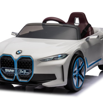 Детский электромобиль BMW I4 JE1009 Белый с пультом