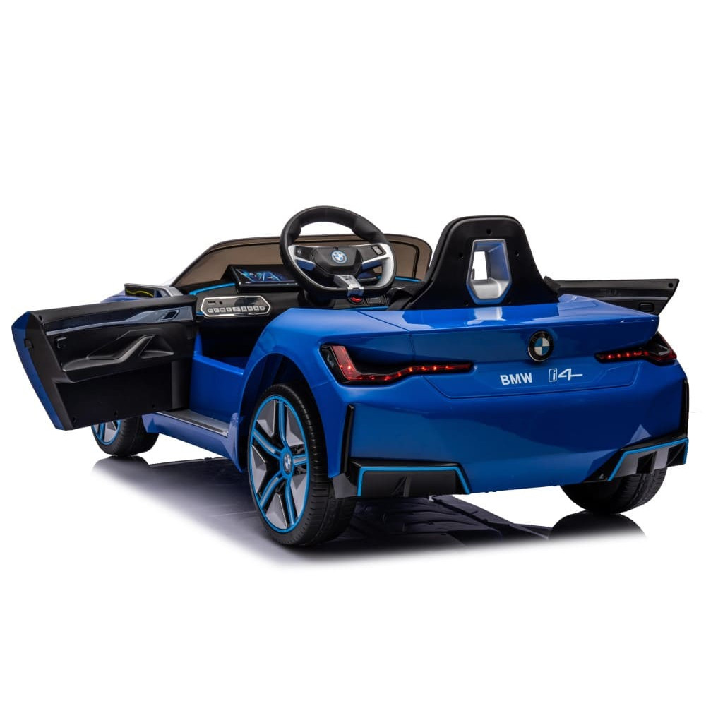 Детский электромобиль BMW I4 JE1009 Синий краска