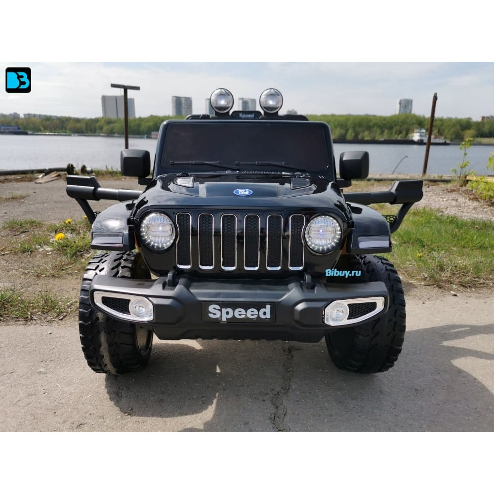 Детский электромобиль Jeep Rubicon YEP5016 Черный краска в Москве