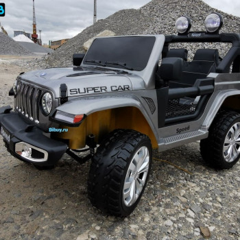 Детский электромобиль Jeep Rubicon YEP5016 Серый краска