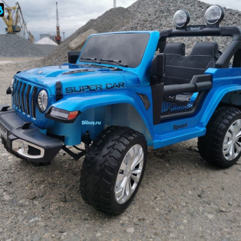 Электромобиль Jeep Rubicon YEP5016 Синий краска