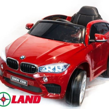 Детская машина BMW X6M mini Красный краска, с пультом
