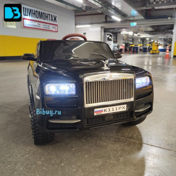 Детский электромобиль Rolls-Royce Cullinan K111PX черный глянец