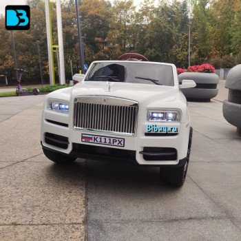 Детский электромобиль Rolls-Royce Cullinan K111PX белый