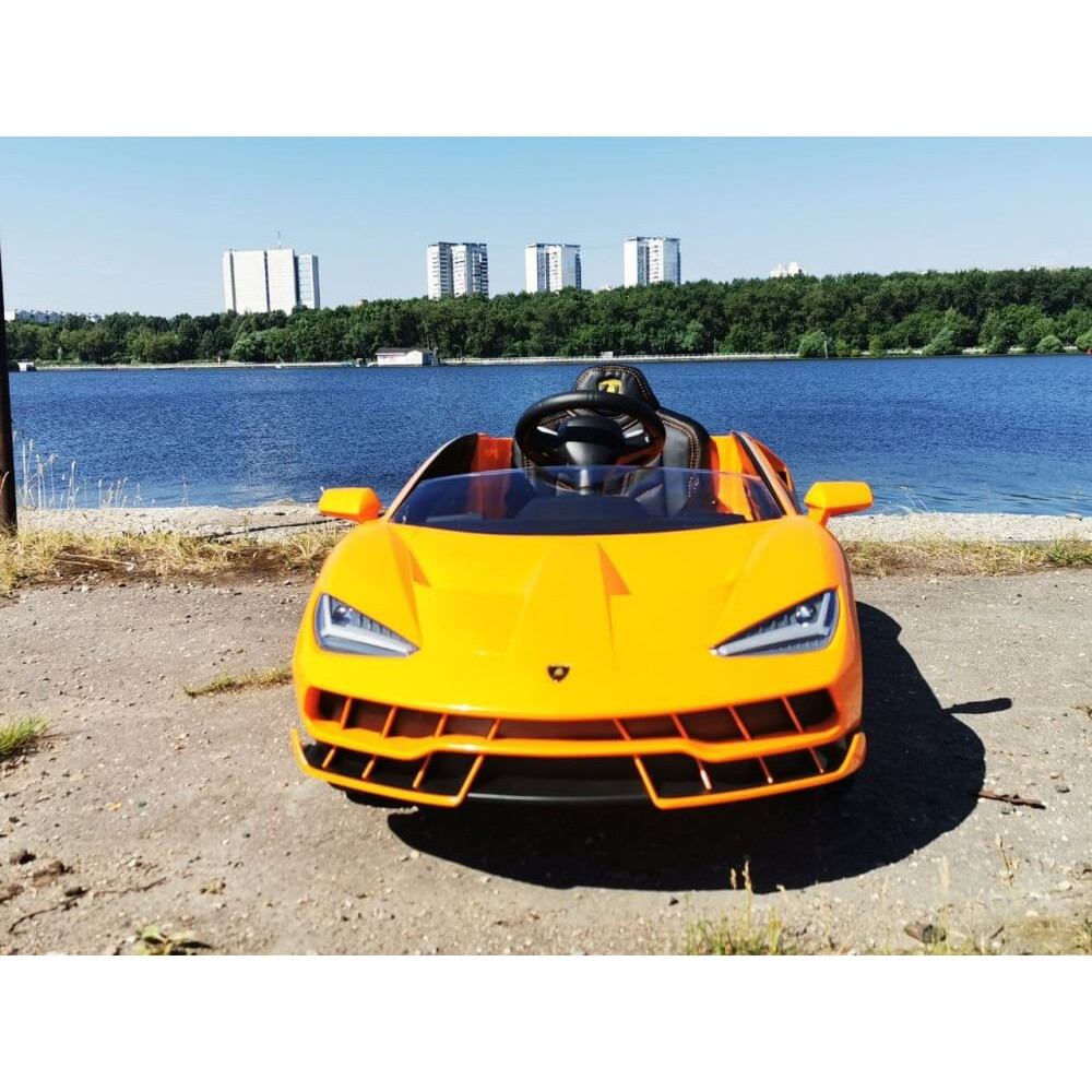 Детский электромобиль Lamborghini 6726R Оранжевый