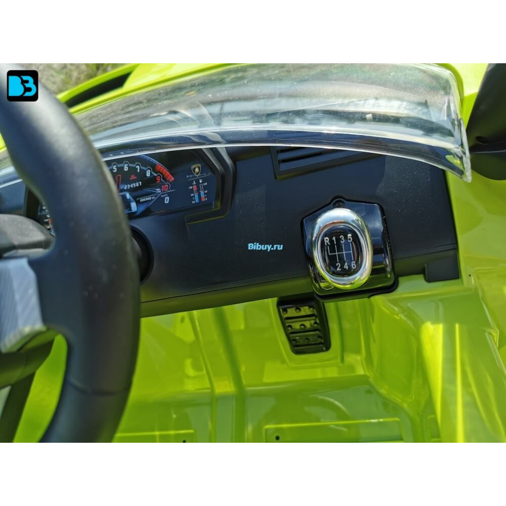 Электромобиль Lamborghini 6726R Зеленый