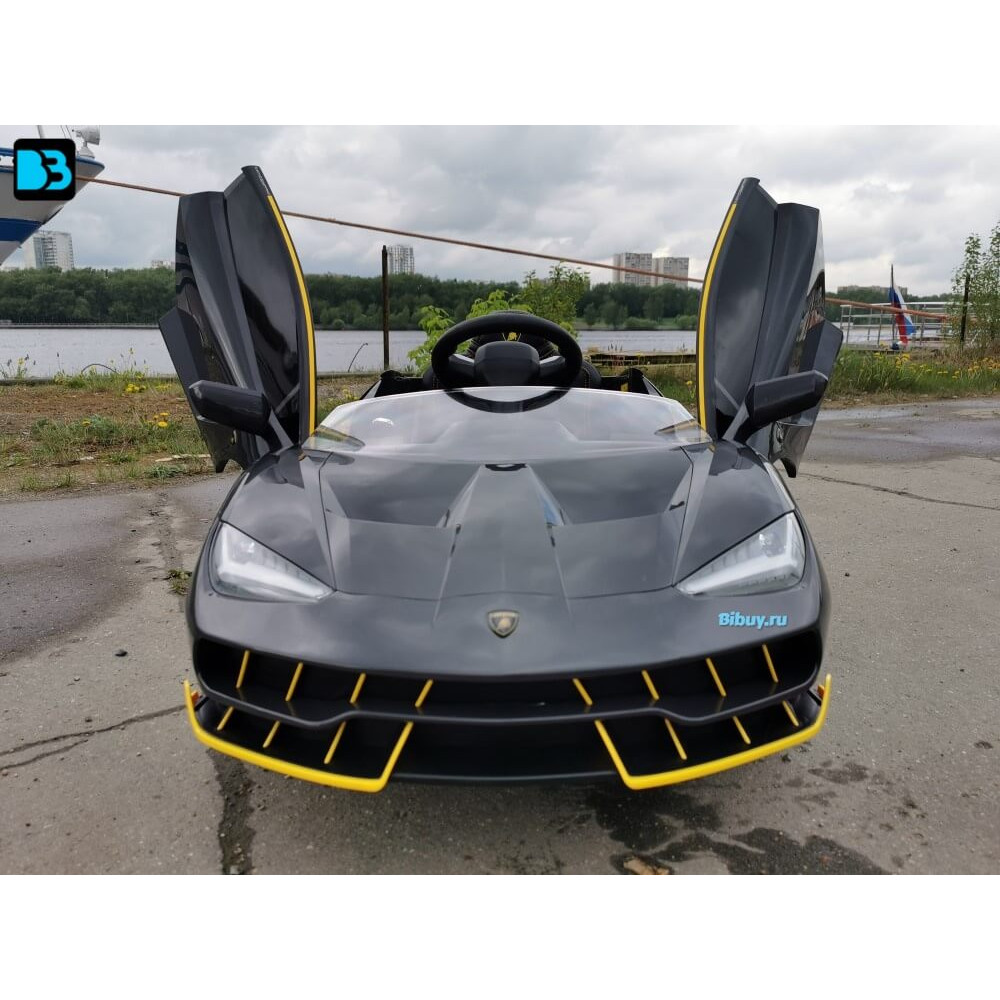 Детская машина Lamborghini 6726R Серая, с пультом