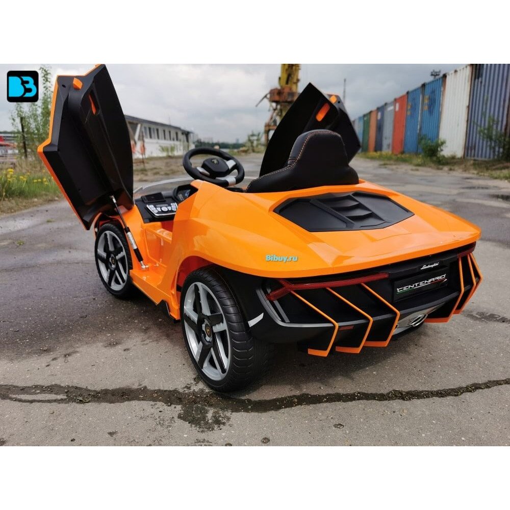 Детский электромобиль Lamborghini 6726R Оранжевый