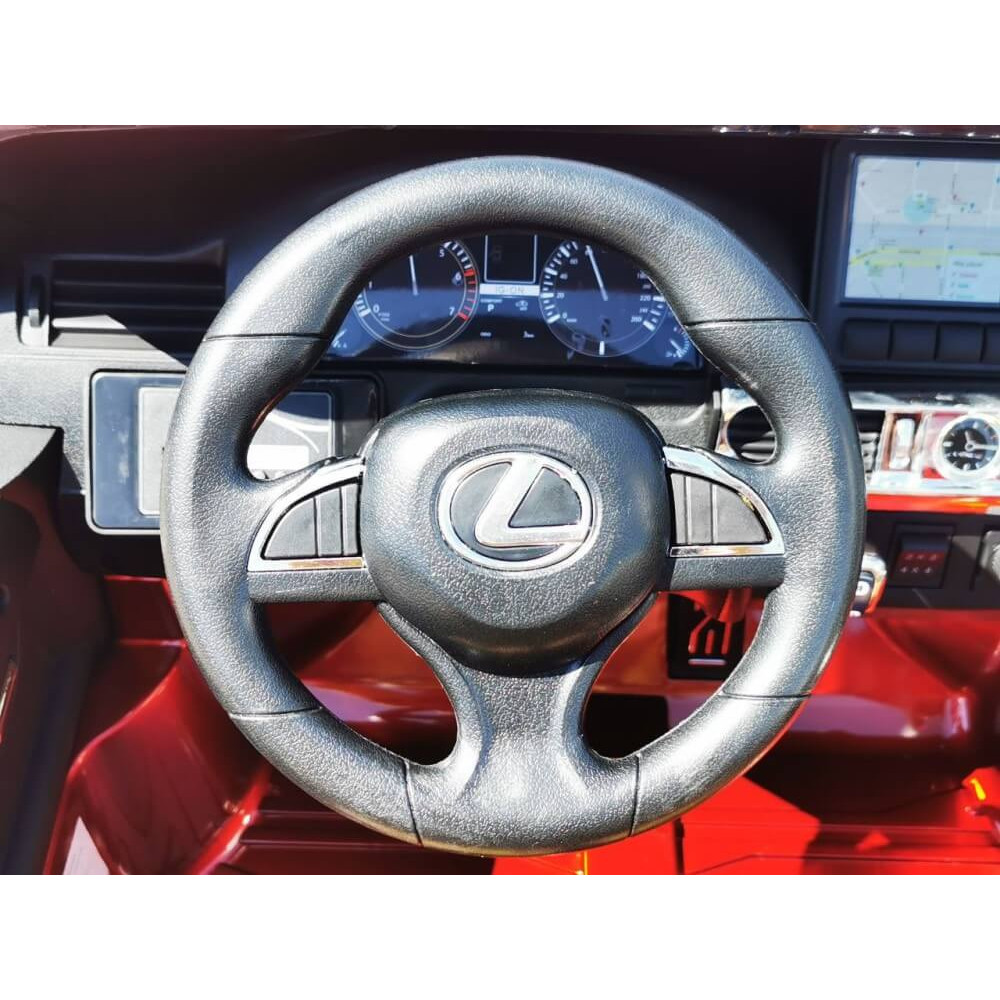 Детский джип Лексус LX 570 Красный краска с пультом