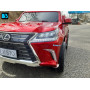 Капот для детского электромобиля Lexus LX570, красный глянец