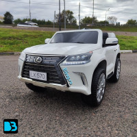 Детский электромобиль джип Lexus LX570 (Y555YY) белый