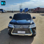 Детский электромобиль Lexus LX570 (Y555YY) черный глянец