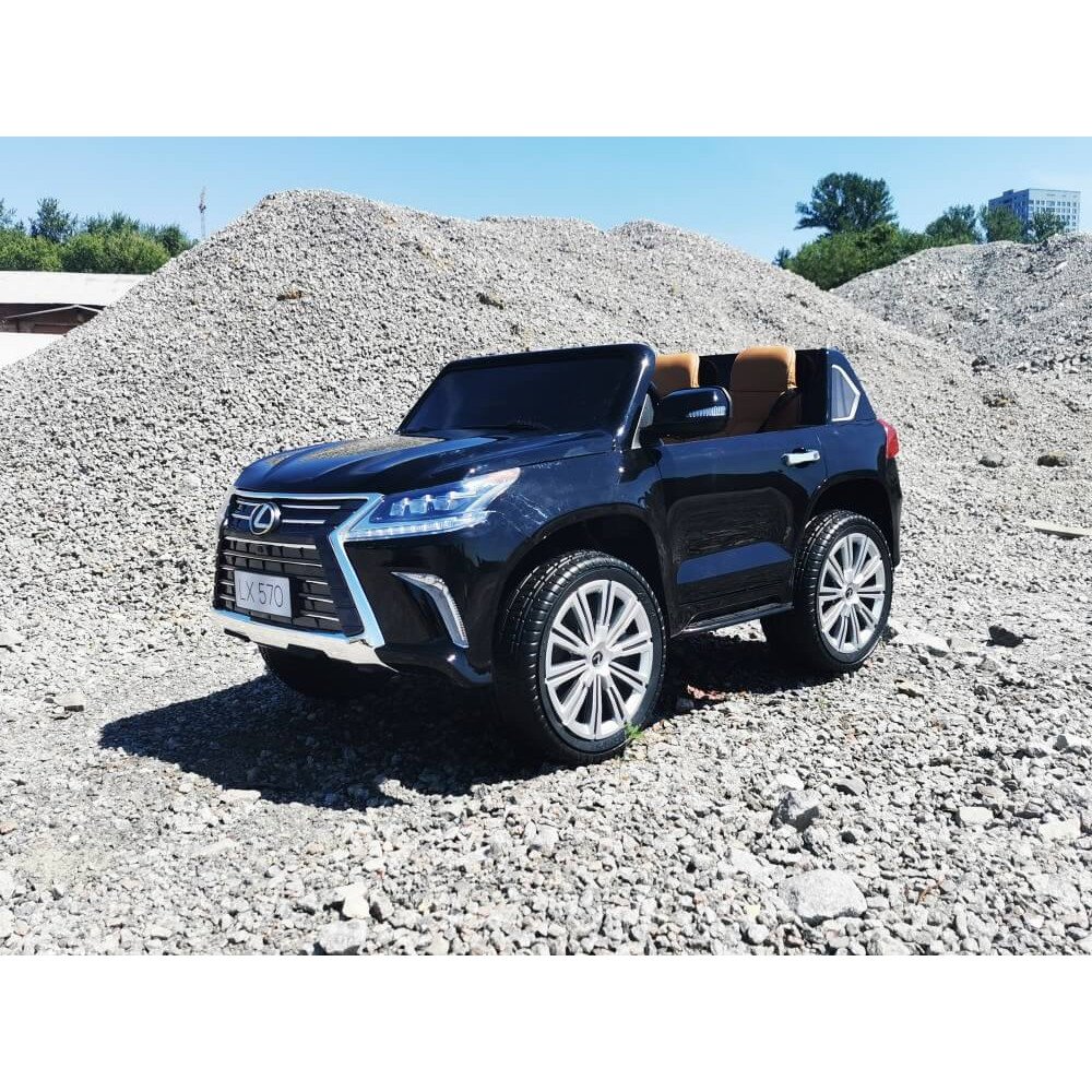 Детский электромобиль Lexus LX 570 Черный краска