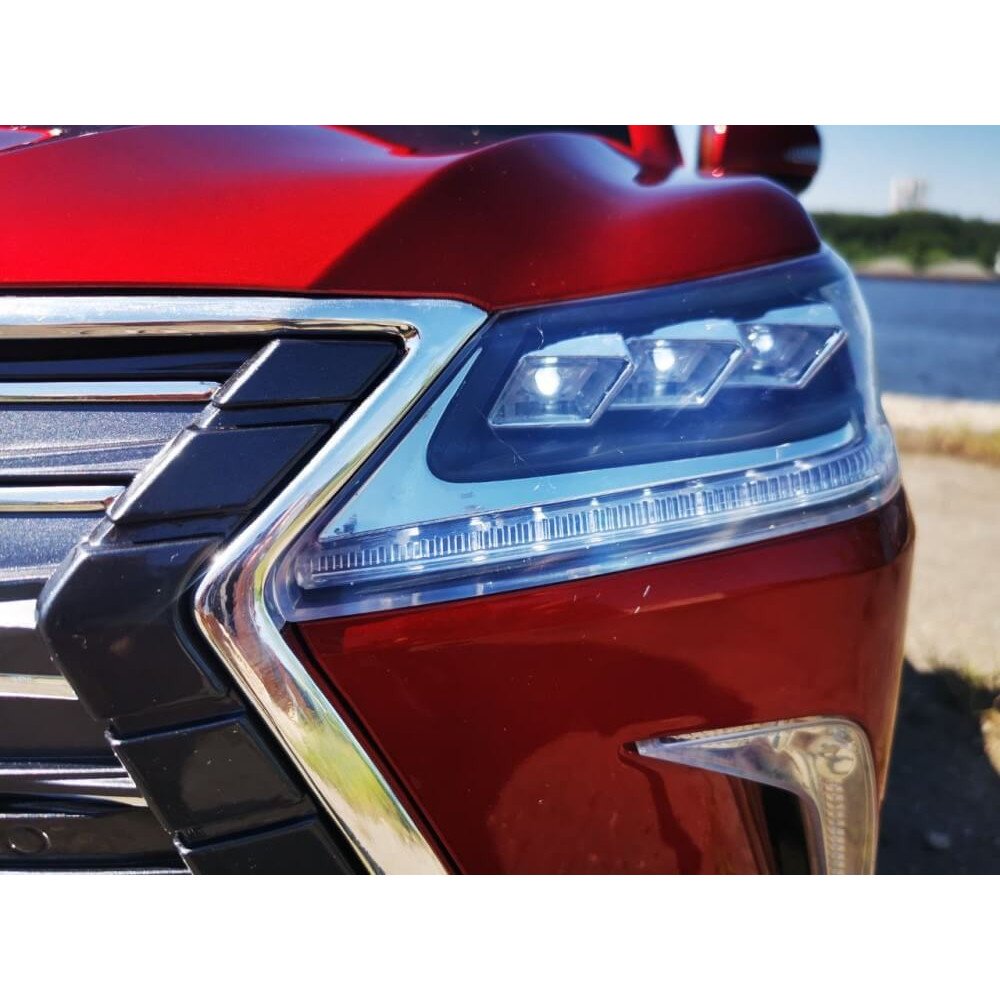 Детский джип Лексус LX 570 Красный краска с пультом