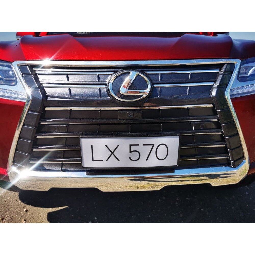 Детский джип Лексус LX 570 Красный краска с пультом