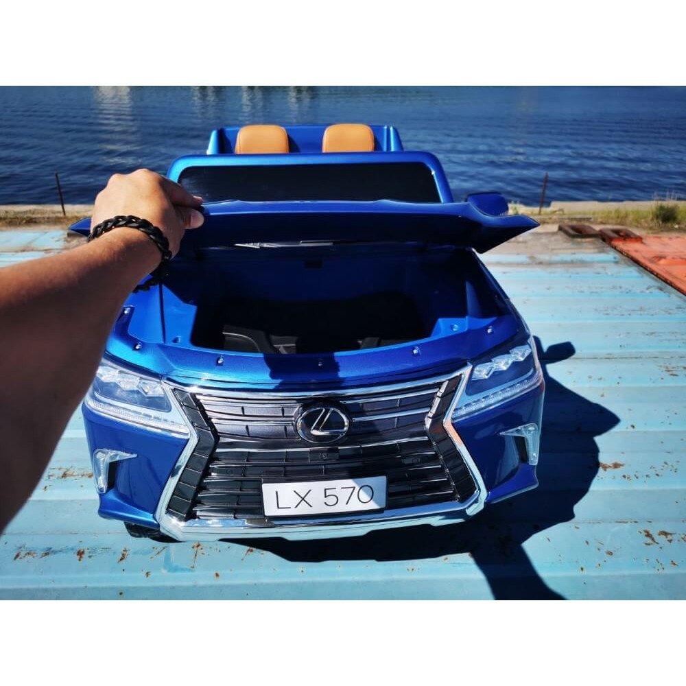 Детская машина Lexus LX 570 полноприводная, синий глянец