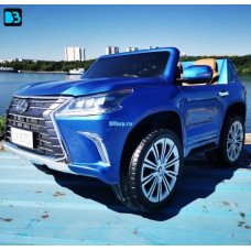 Детская машина Lexus LX 570 полноприводная, синий глянец