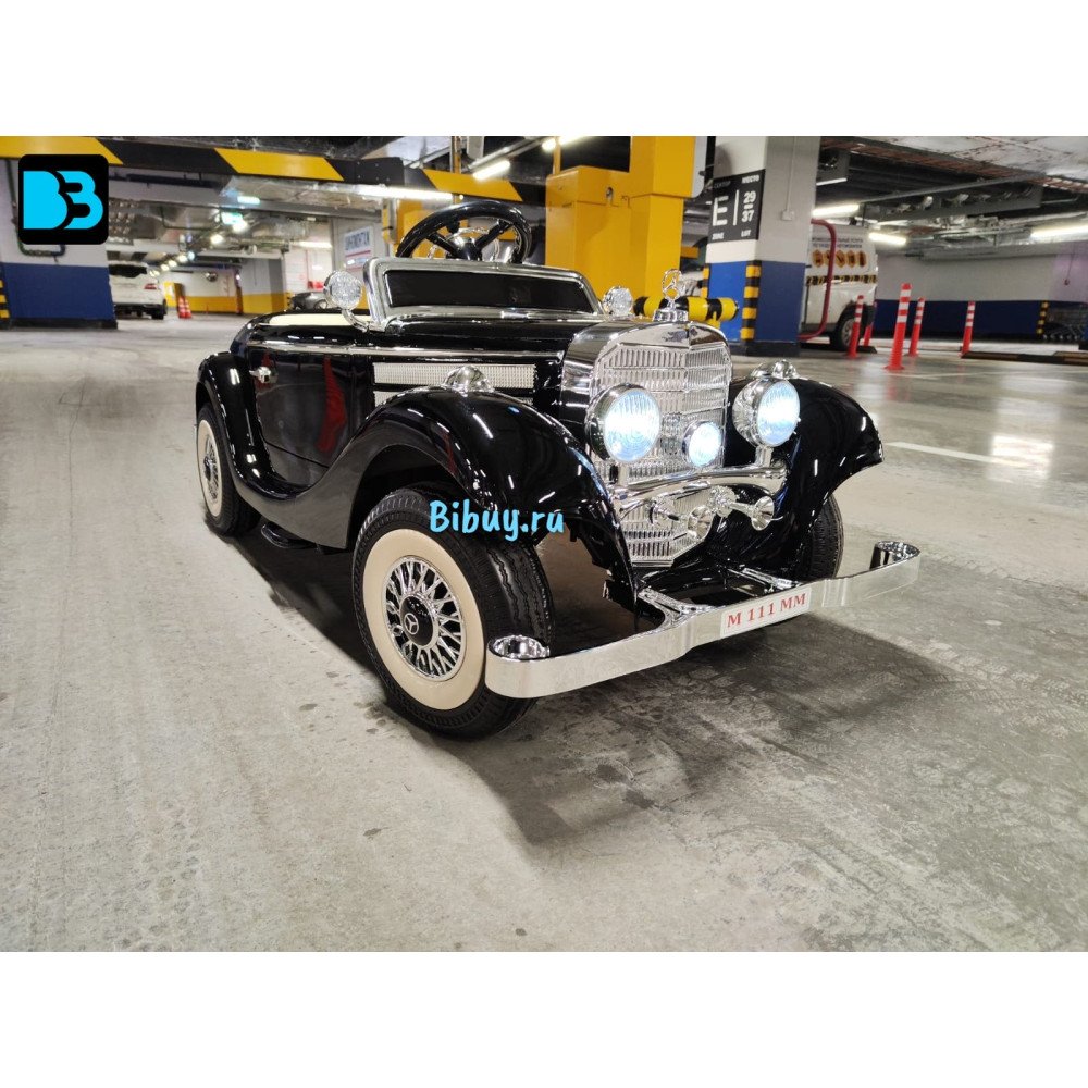 Детский электромобиль Mercedes-Benz Typ 540K (M111MM) черный глянец