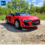 Детский мощный электромобиль AUDI R8 (M333MM) красный