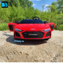 Детский мощный электромобиль AUDI R8 (M333MM) красный