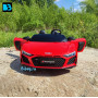 Детский мощный электромобиль AUDI R8 (M333MM) красный