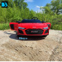 Детский мощный электромобиль AUDI R8 (M333MM) красный