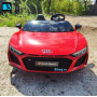 Детский мощный электромобиль AUDI R8 (M333MM) красный