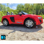 Детский мощный электромобиль AUDI R8 (M333MM) красный
