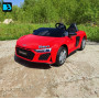 Детский мощный электромобиль AUDI R8 (M333MM) красный