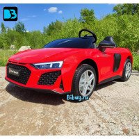 Детский мощный электромобиль AUDI R8 (M333MM) красный