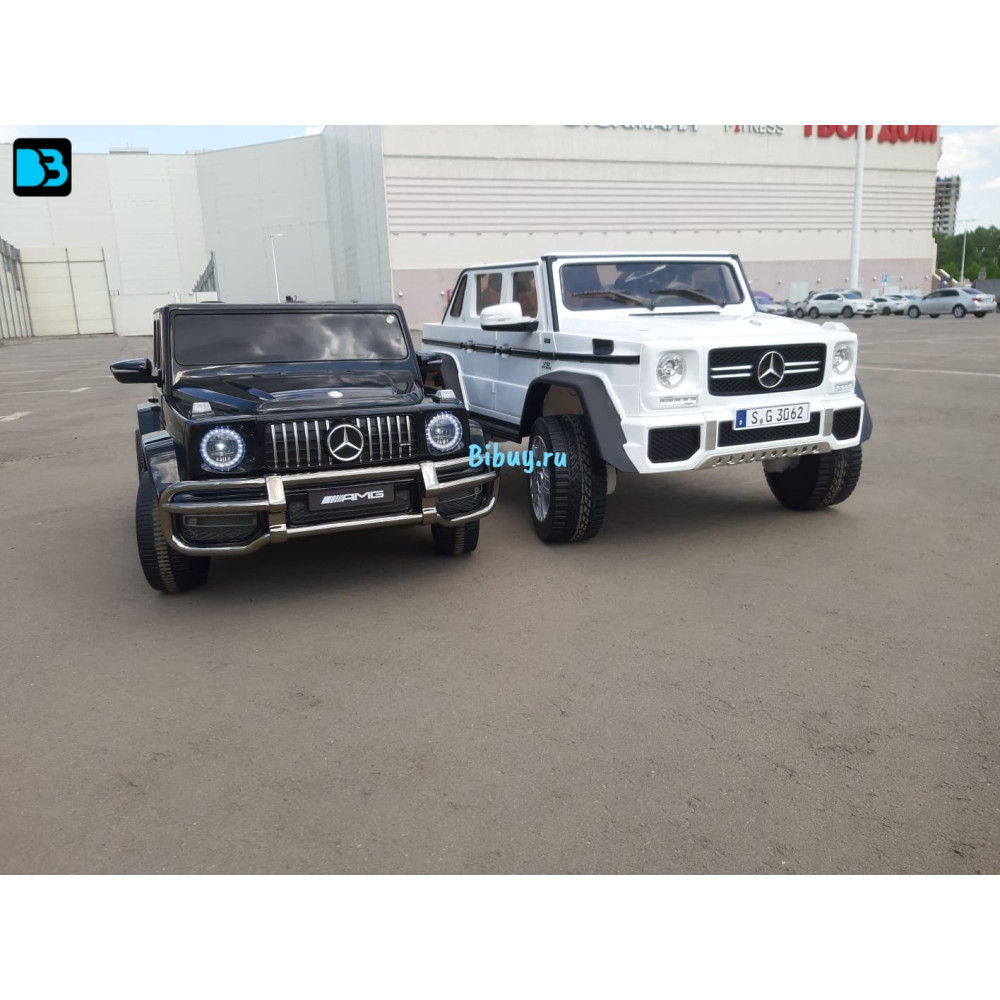Электромобиль Mercedes Benz Maybach G 650 Белый, двухместный
