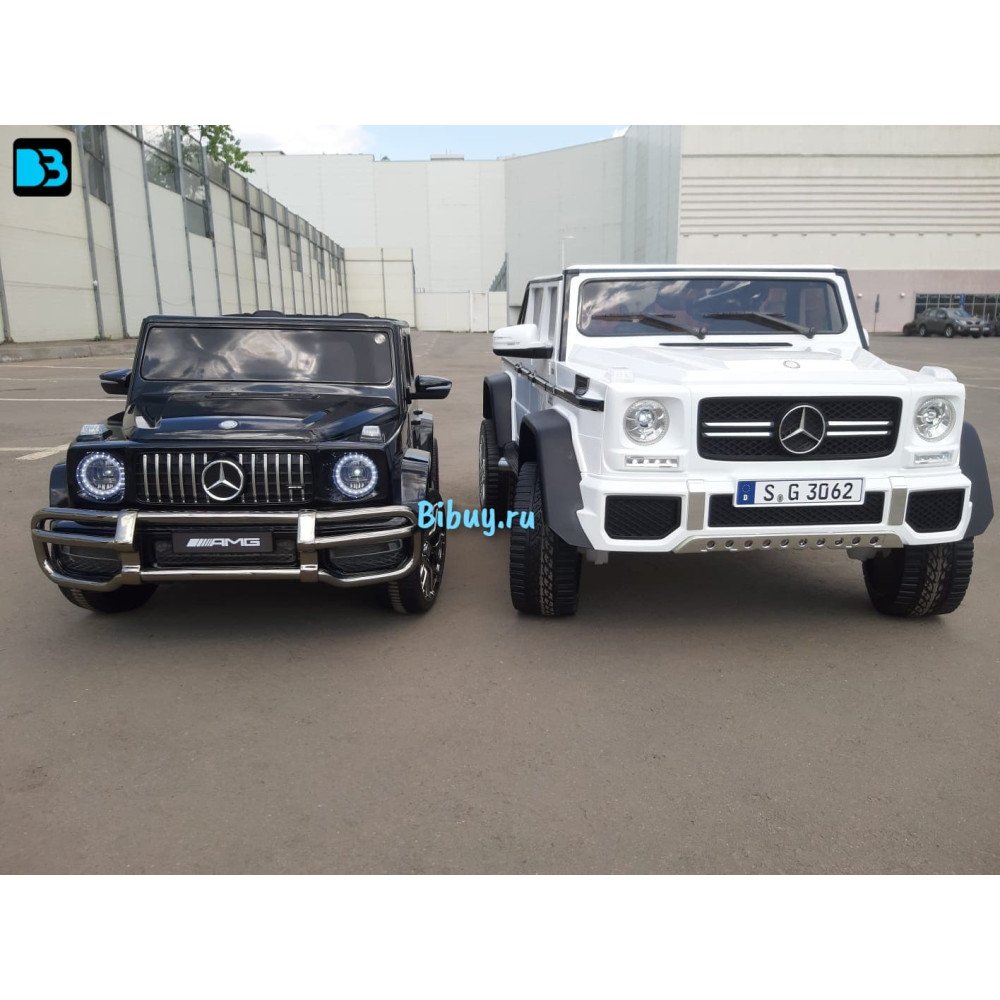 Детская электро машина AMG G63 4WD (S307) черный глянец, полный привод