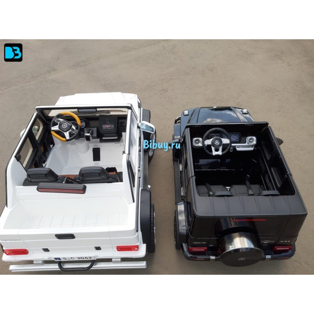 Детская электро машина AMG G63 4WD (S307) черный глянец, полный привод