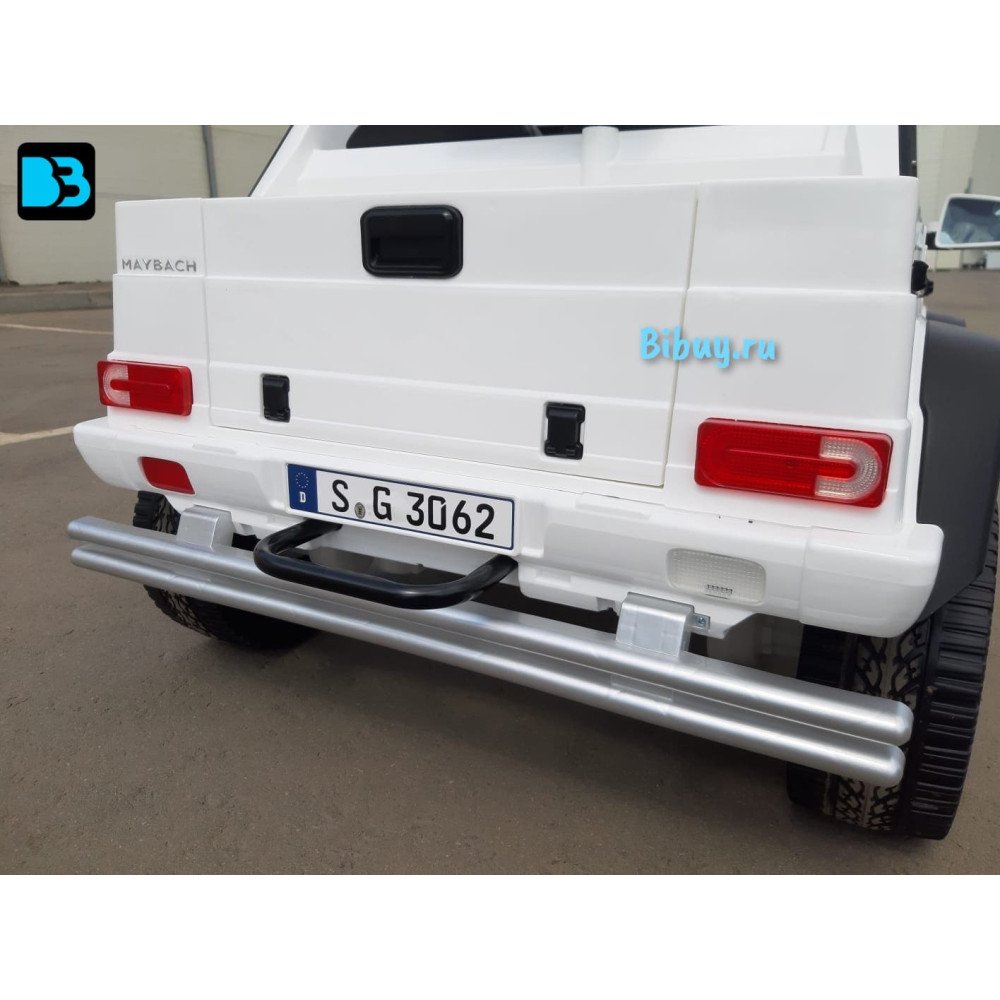 Электромобиль Mercedes Benz Maybach G 650 Белый, двухместный