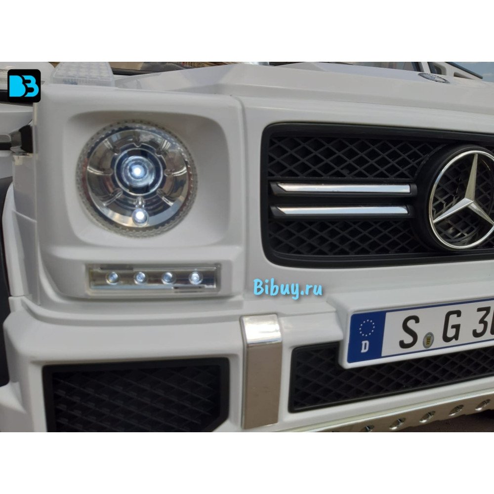 Электромобиль Mercedes Benz Maybach G 650 Белый, двухместный