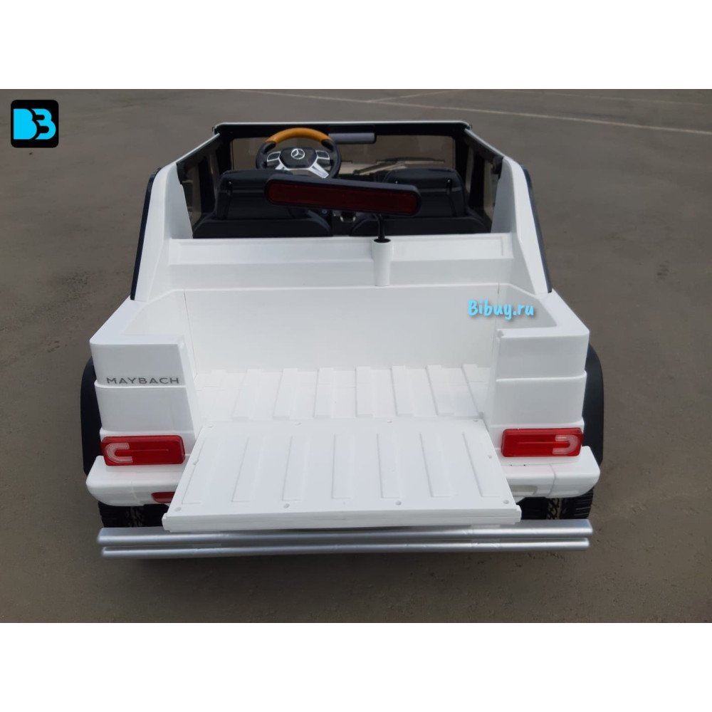 Электромобиль Mercedes Benz Maybach G 650 Белый, двухместный
