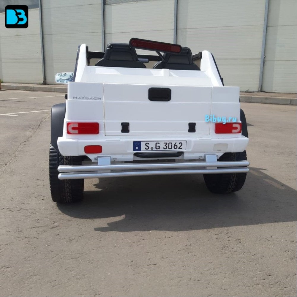 Электромобиль Mercedes Benz Maybach G 650 Белый, двухместный