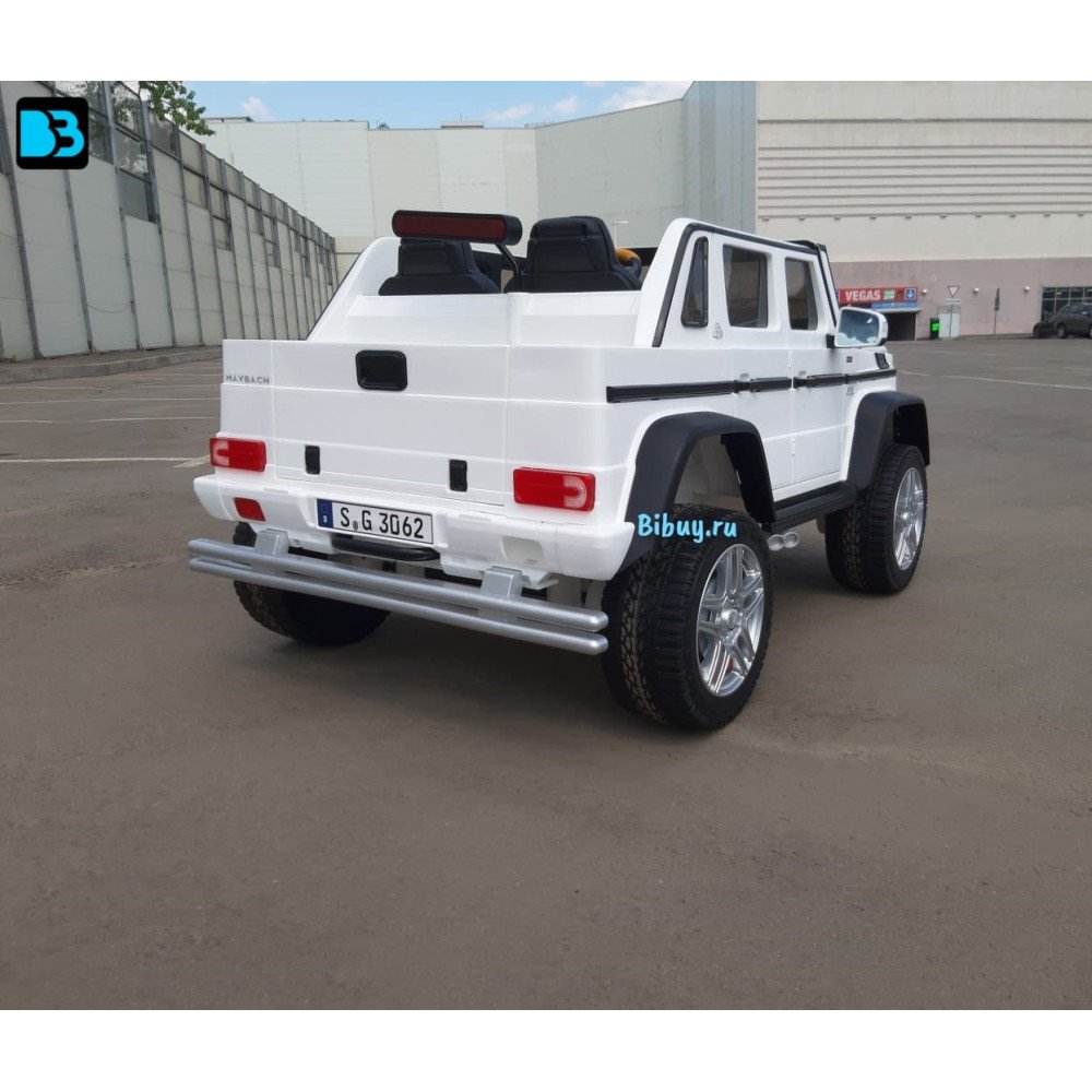 Электромобиль Mercedes Benz Maybach G 650 Белый, двухместный