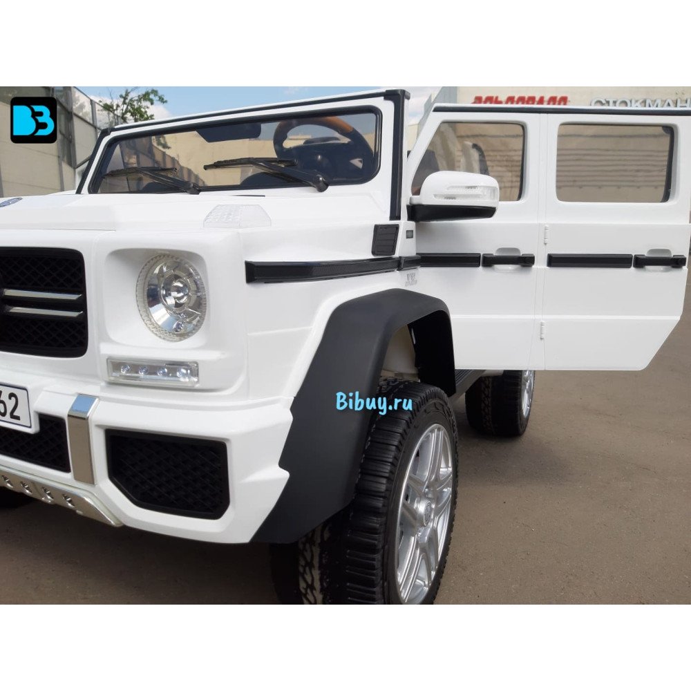 Электромобиль Mercedes Benz Maybach G 650 Белый, двухместный