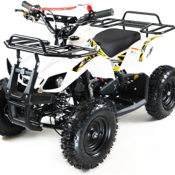 Детский квадроцикл MOTAX ATV Mini Grizlik X-16 (мех.) белый