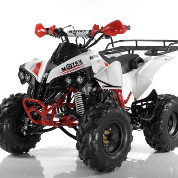 Подростковый квадроцикл MOTAX ATV Raptor Super LUX 125, бело-красный