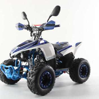 Подростковый квадроцикл Mikro 110 NEW, бело-синий