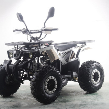 Подростковый квадроцикл MOTAX ATV Grizlik Premium 125cc, бело-серый