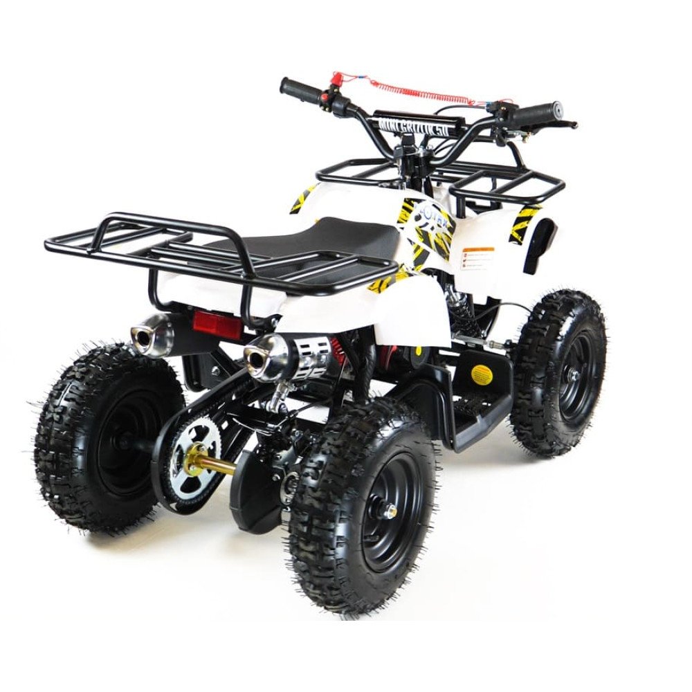 Детский квадроцикл MOTAX ATV Mini Grizlik X-16 (мех.) белый
