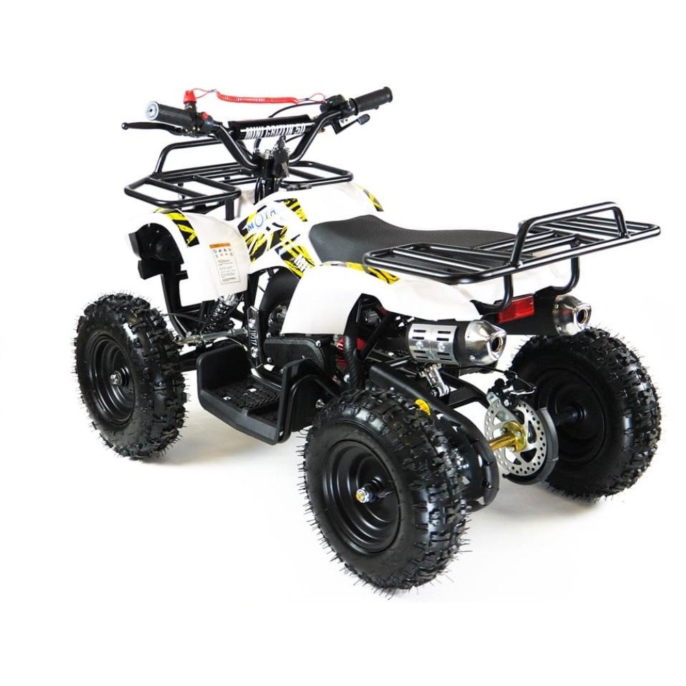 Детский квадроцикл MOTAX ATV Mini Grizlik X-16 (мех.) белый