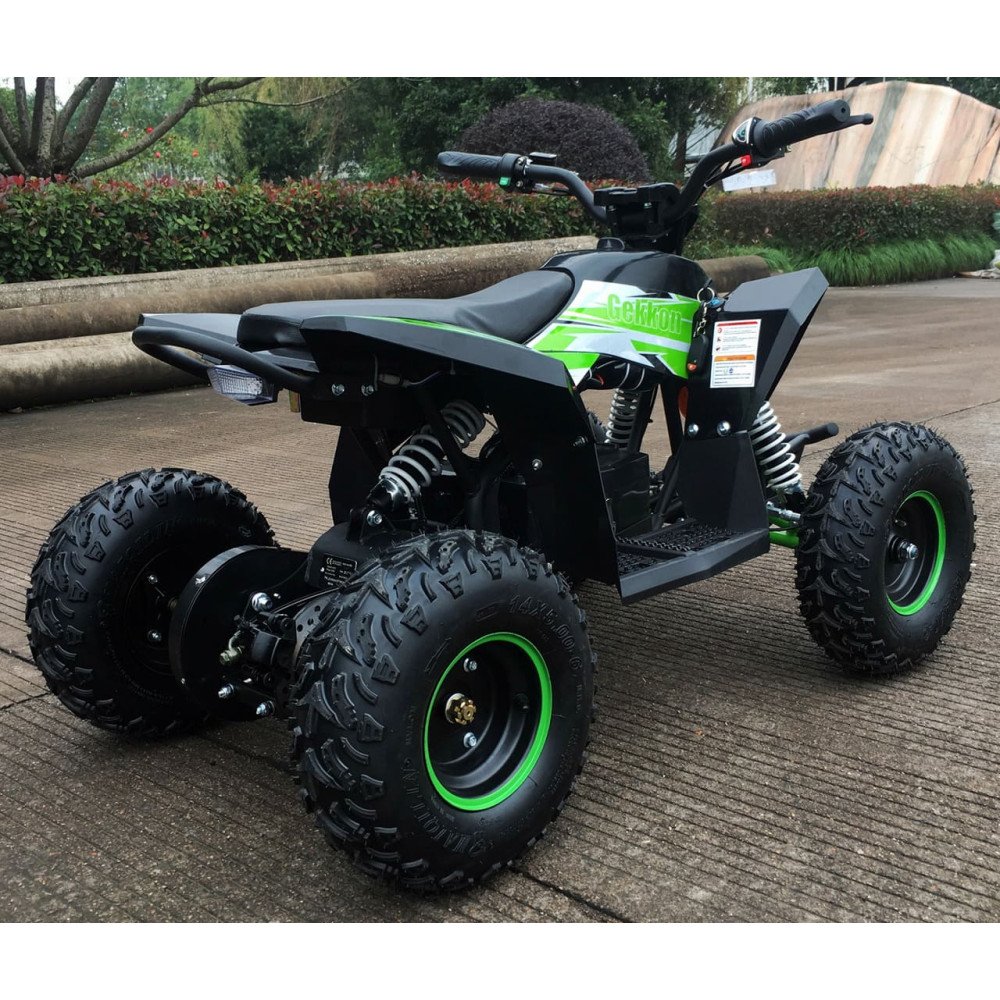 Детский квадроцикл Motax GEKKON 1300W, черно-зеленый