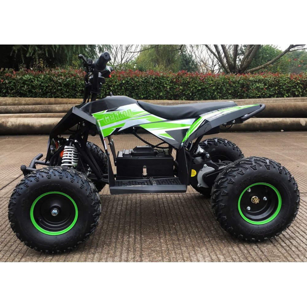 Детский квадроцикл Motax GEKKON 1300W, черно-зеленый