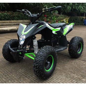 Детский квадроцикл Motax GEKKON 1300W, черно-зеленый