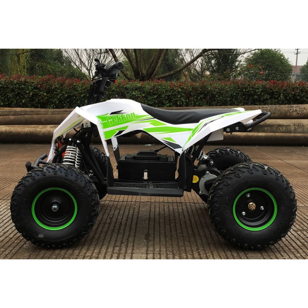 Детский квадроцикл Motax GEKKON 1300W, бело-зеленый