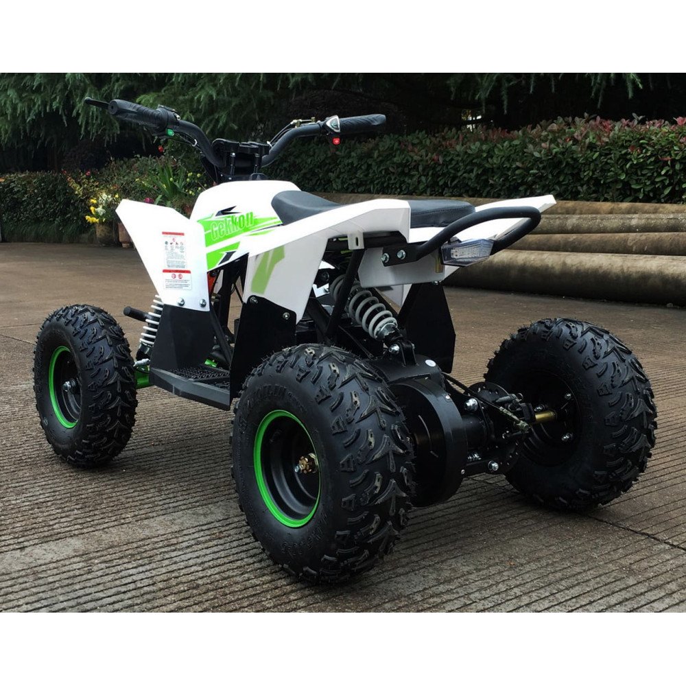 Детский квадроцикл Motax GEKKON 1300W, бело-зеленый